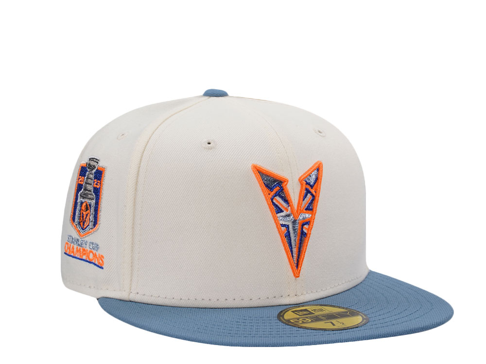 New Era Vegas Golden Knights Stanley Cup Champions 2023 Chrome Two Tone Edition 59Fifty Fitted Cap