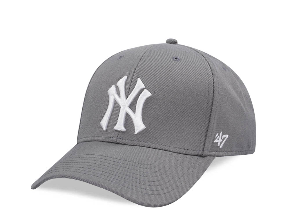 '47 Brand New York Yankees Branson MVP Trucker Hat - Black Camo Cotton Twill, Adjustable