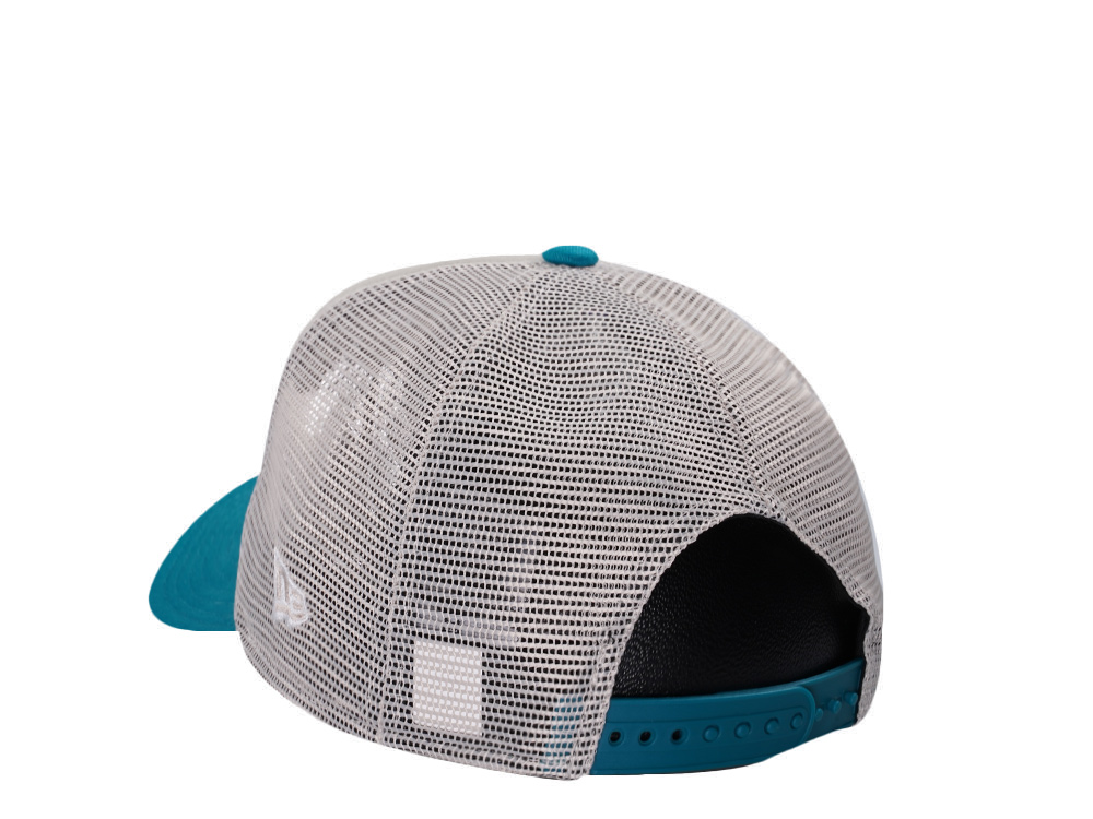 New Era Miami Marlins Pro Bowl Two Tone Trucker 9Forty A Frame Snapback Cap