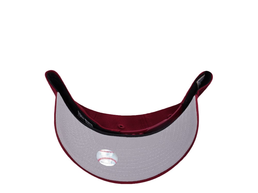 New Era New York Yankees World Series 1949 Cardinal Red Prime Edition 9Forty A Frame Snapback Cap