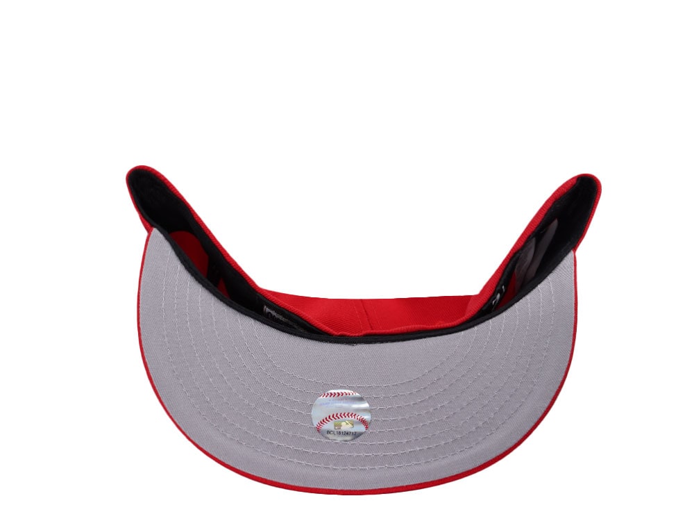New Era Texas Rangers Arlington Stadium Fire Red Prime Edition 59Fifty Fitted Cap
