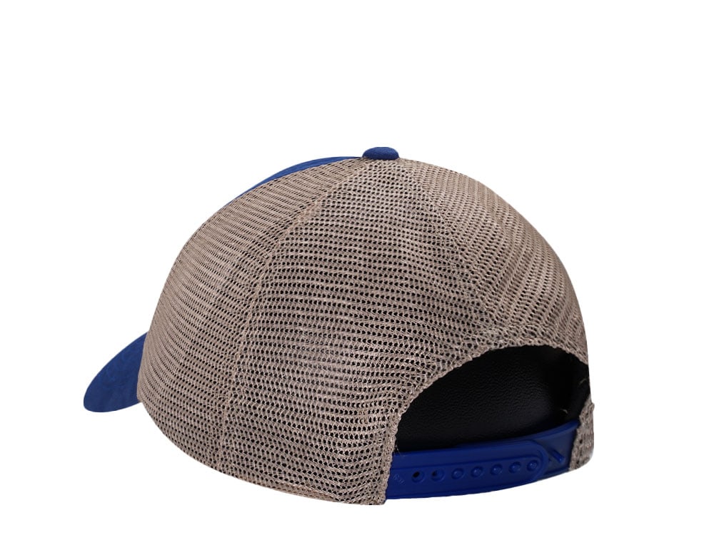 47Brand Los Angeles Dodgers Vintage Royal Blue Four Stroke Clean up Trucker Snapback Cap