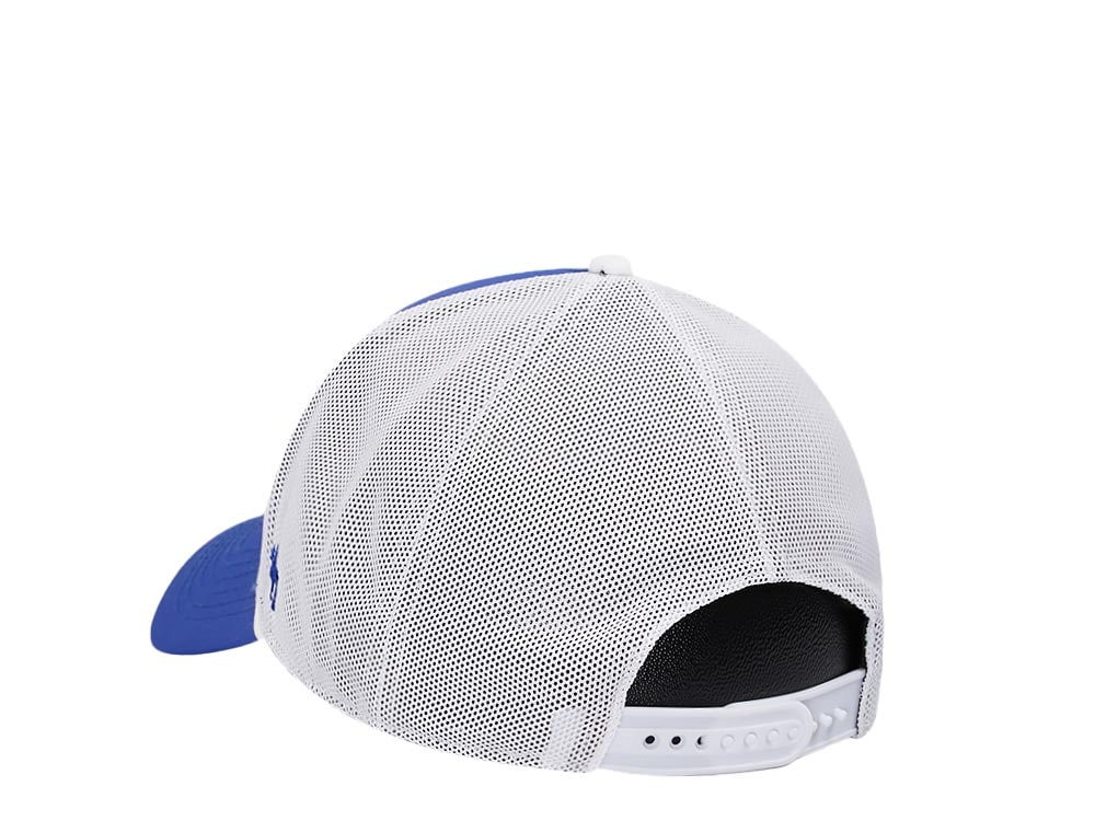 47Brand Los Angeles Dodgers Royal Brrr Mesh Pop MVP Trucker Snapback Cap