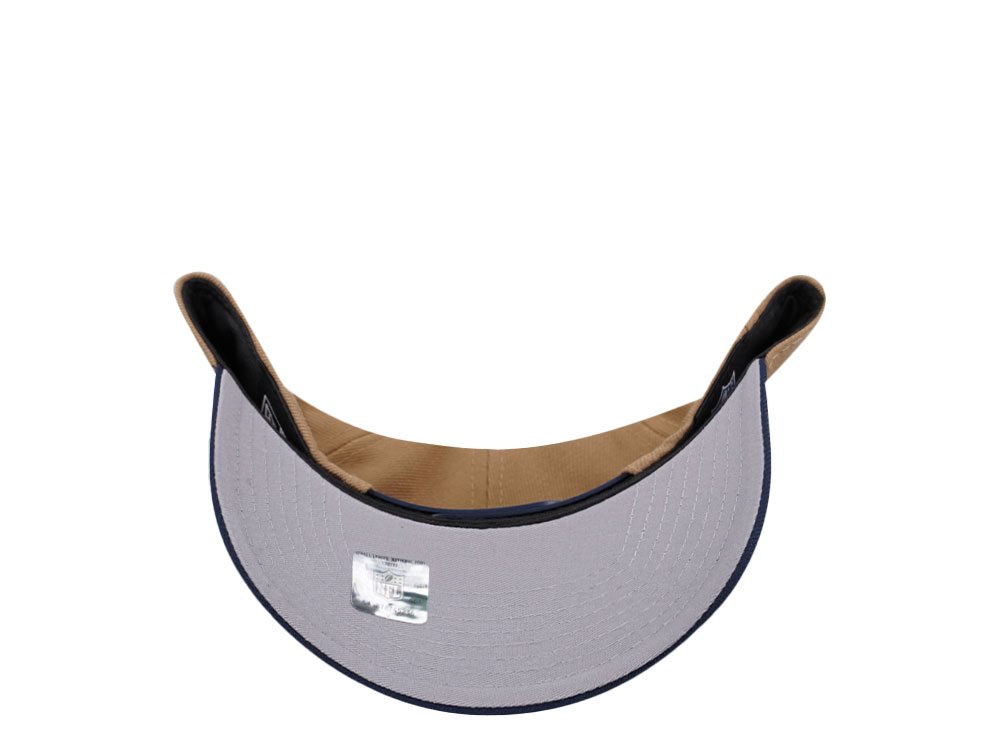 New Era Los Angeles Chargers Khaki Two Tone Edition 9Forty A Frame Snapback Cap