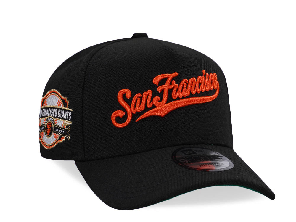New Era San Francisco Giants Fitted Hat – Classic Logo – The Bay Black Cap – Men's Sizes 7-8