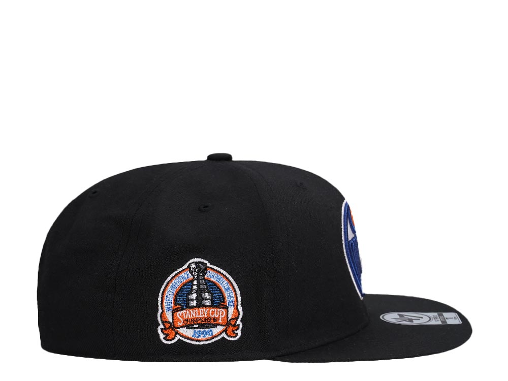 47Brand Edmonton Oilers Stanley Cup 1990 Vintage Black 47Pro Fitted Cap