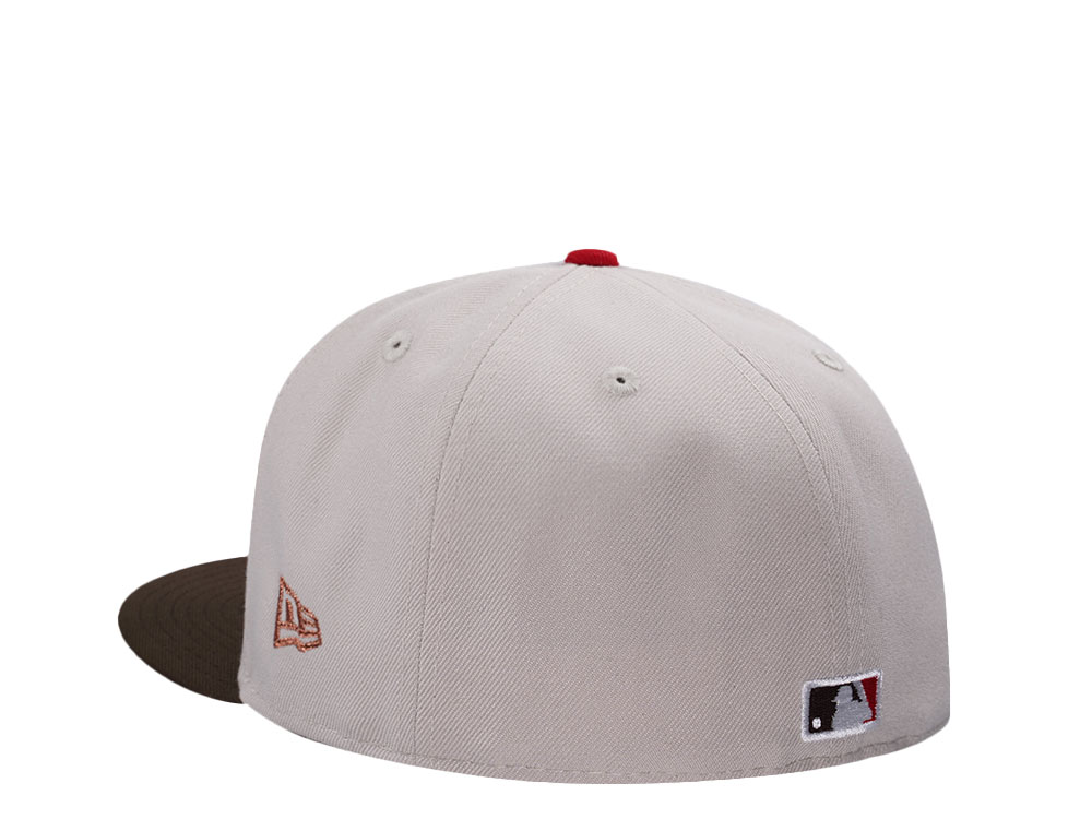 New Era Los Angeles Dodgers World Series 2025 Stone Two Tone Edition 59Fifty Fitted Cap