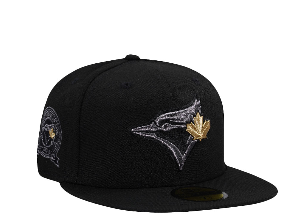 New Era Toronto Blue Jays 40th Anniversary Metallic Black Prime Edition 59Fifty Fitted Cap