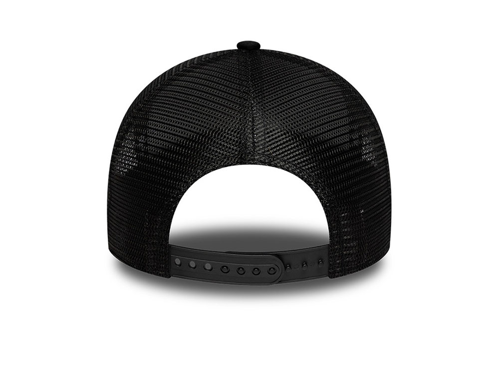 New Era Barcelona Fc Black Gold Edition 9Forty A Frame Trucker Snapback Cap