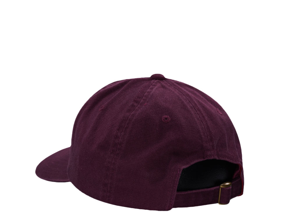 Brixton Logo Red Strapback Cap