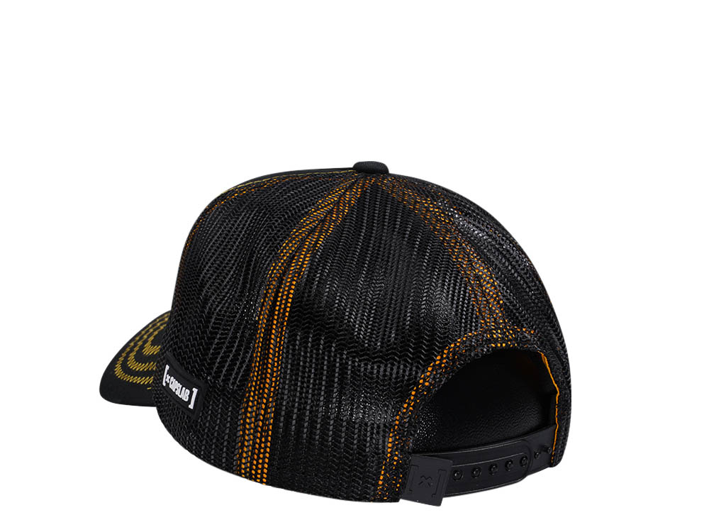 Capslab Dragon Ball Z Majin Vegeta Black Trucker Snapback Cap