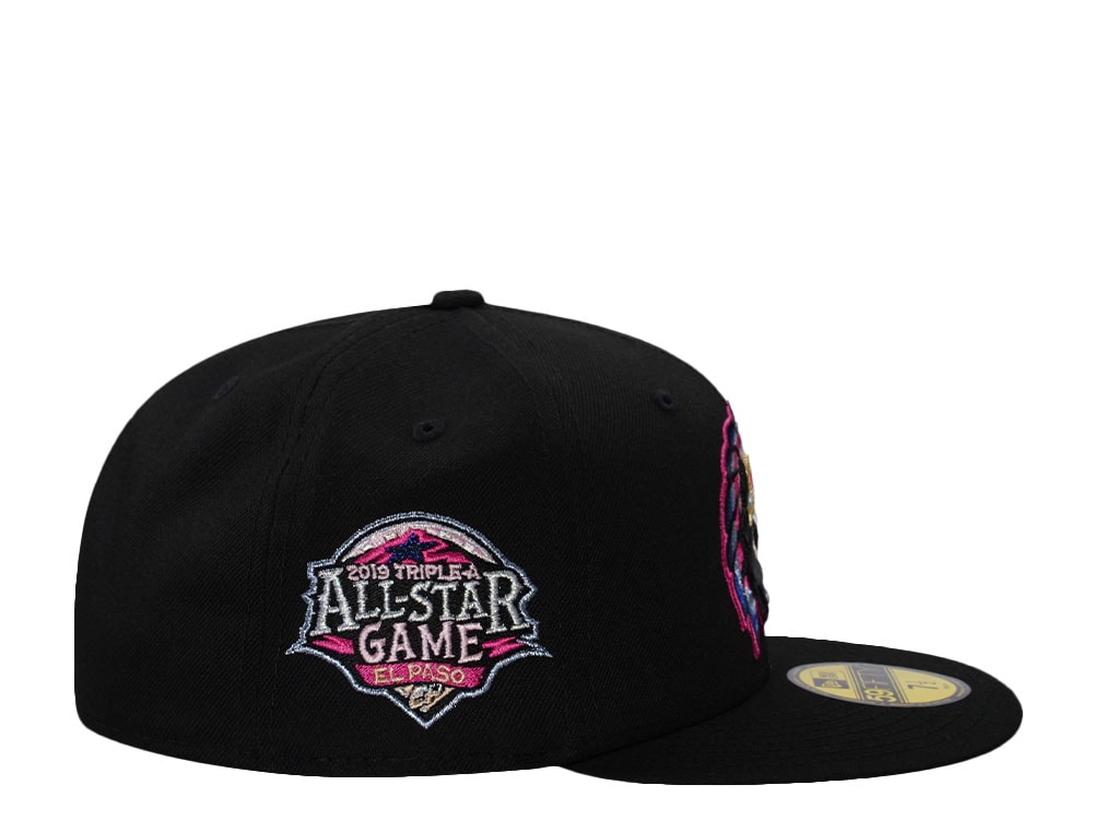 New Era El Paso Chihuahuas All Star Game 2019 Pink Black Prime Edition 59Fifty Fitted Cap
