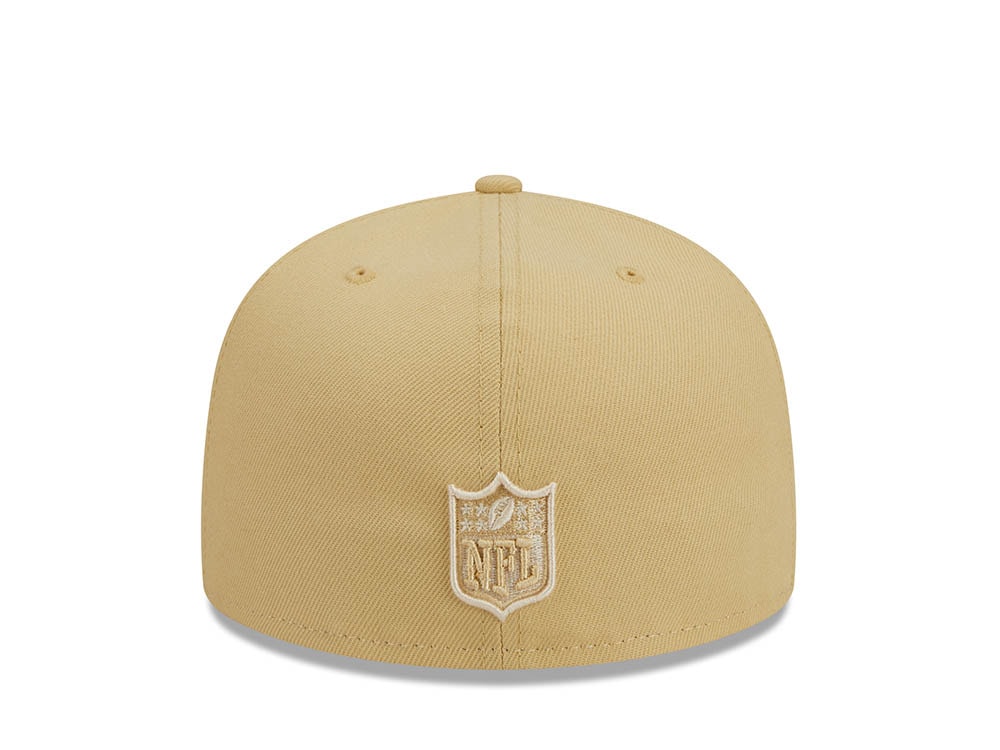 New Era Buffalo Bills Pro Bowl Hawaii 1988 Raffia Front Vegas Gold Edition 59Fifty Fitted Cap