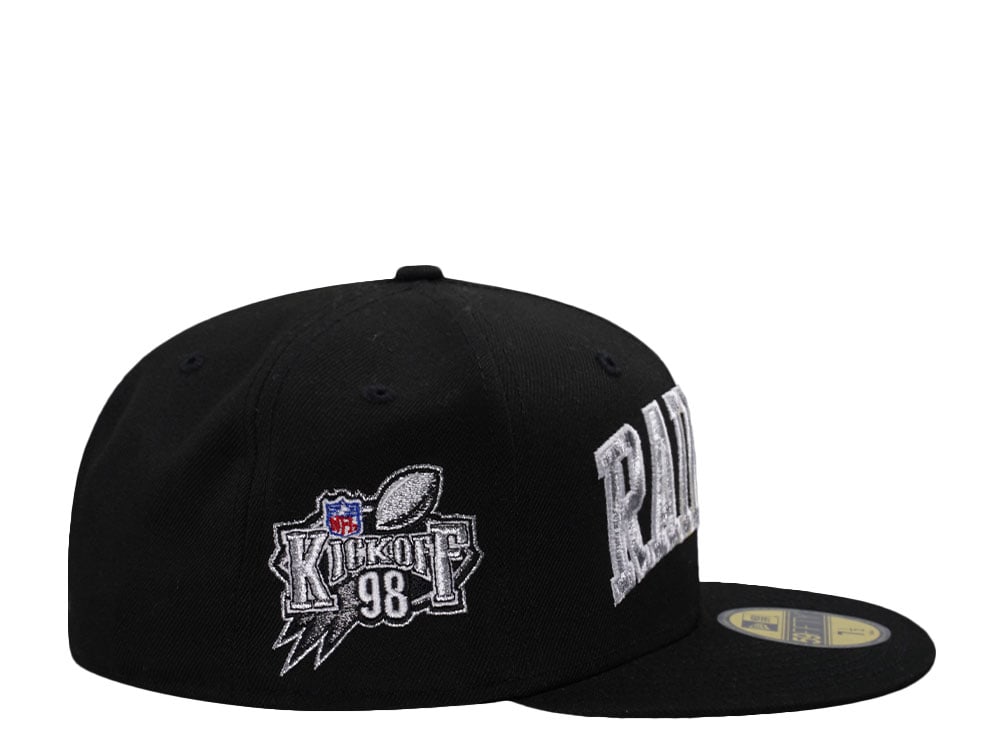 New Era Las Vegas Raiders Kickoff 1998 Metallic Prime Edition 59Fifty Fitted Cap