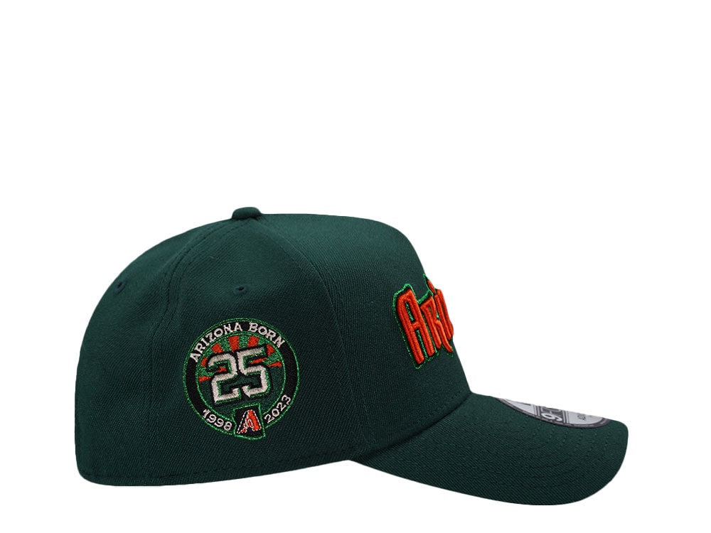 New Era Arizona Diamondbacks 25th Anniversary Green Prime Edition 9Forty A Frame Snapback Cap