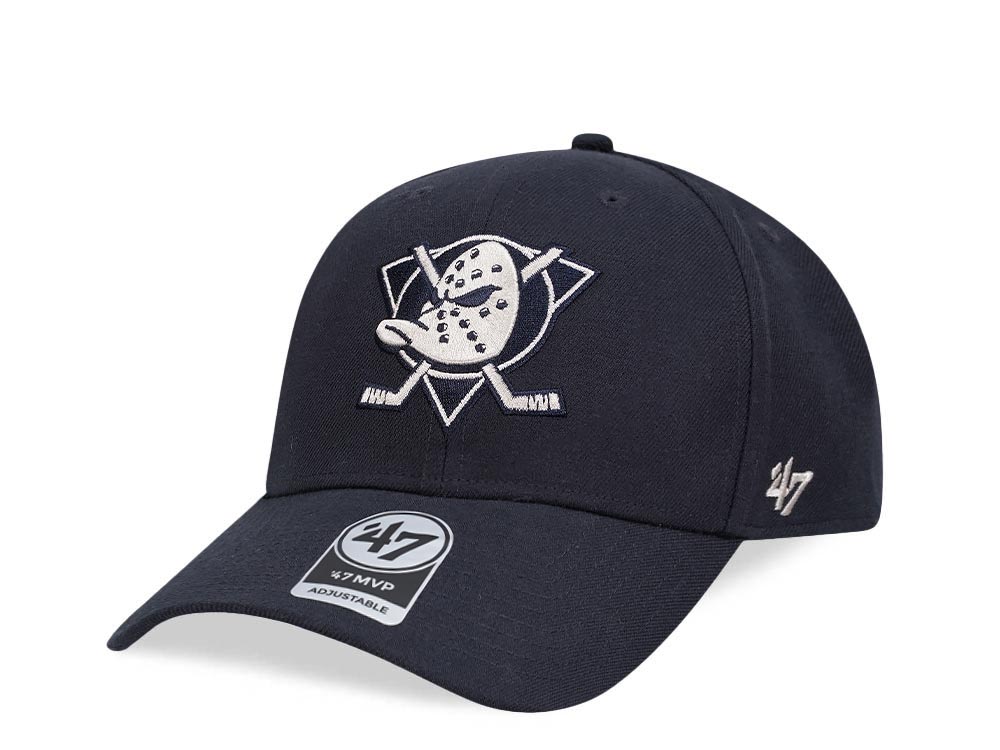 47Brand Anaheim Ducks Navy MVP Snapback Cap