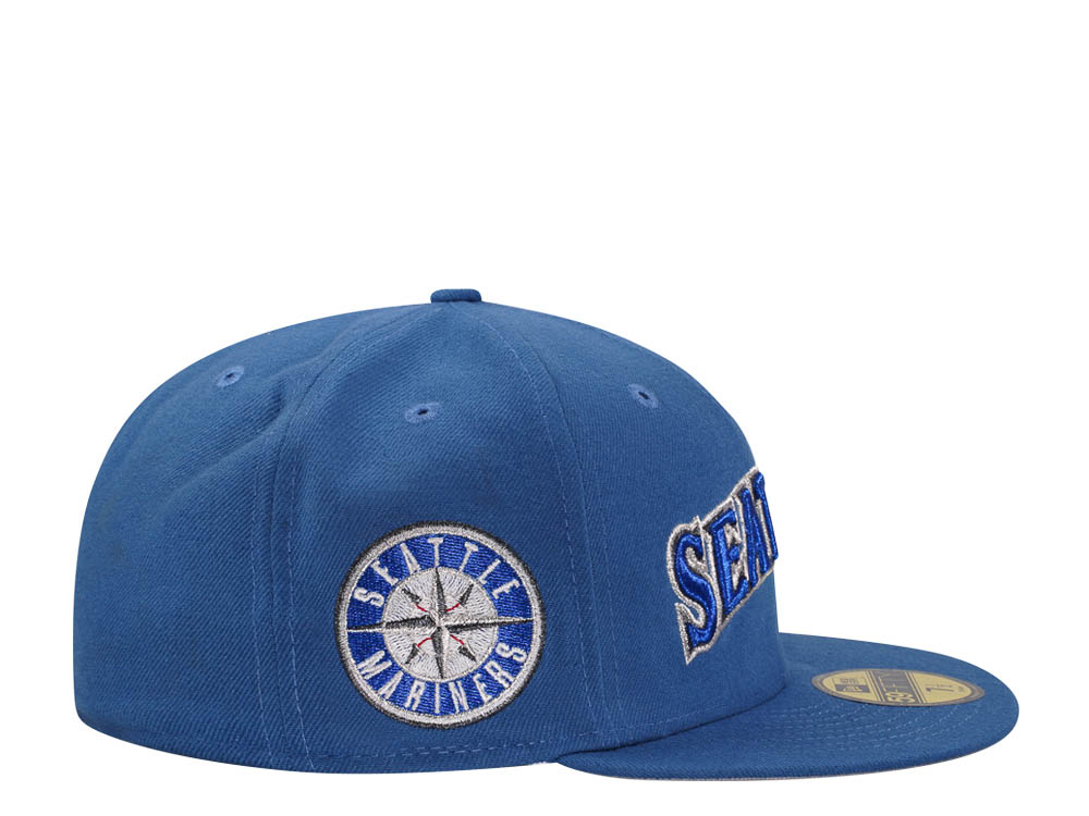 New Era Seattle Mariners Indigo Metallic Edition 59Fifty Fitted Cap