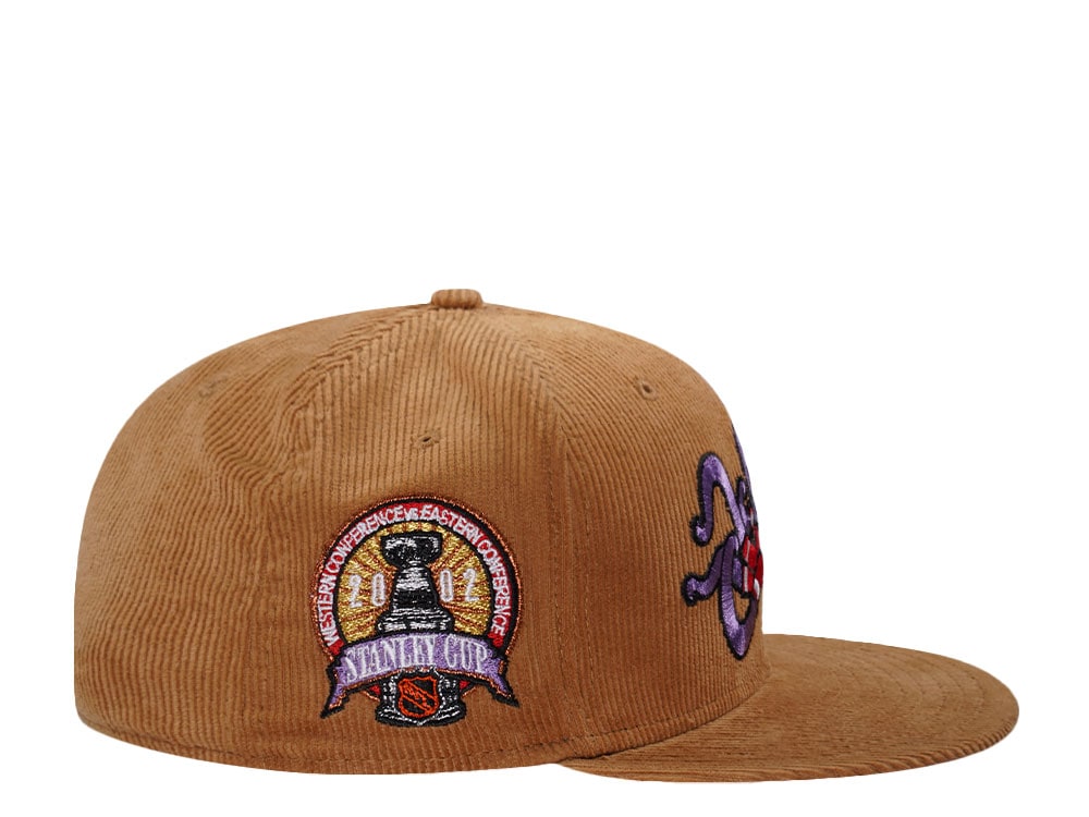 New Era  Detroit Red Wings Stanley Cup 2002 AL Camel Corduroy Prime Edition 59Fifty Fitted Cap