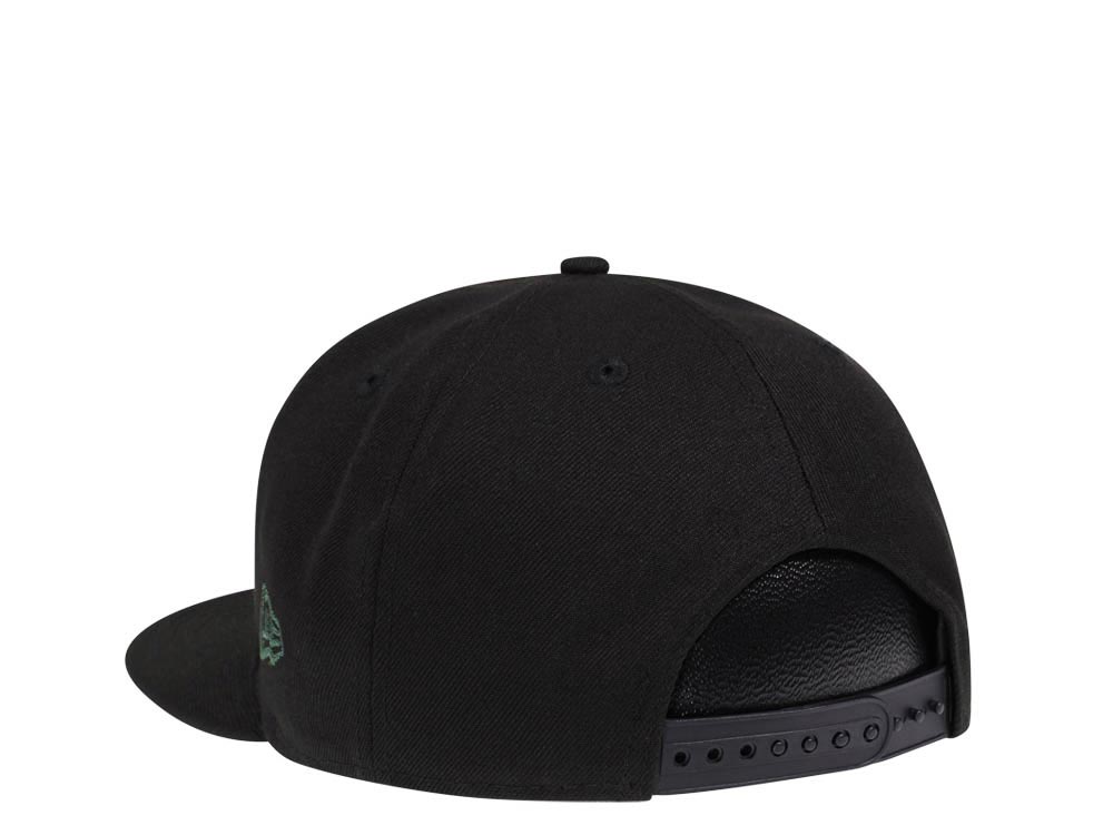 New Era Milwaukee Bucks Original Fit Black 9Fifty Snapback Cap