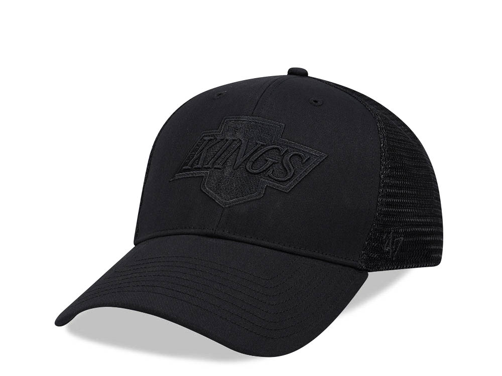 47 Brand Branson Adjustable Cap - New Jersey Devils Black Camo Trucker Hat - View #8