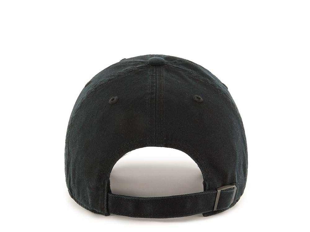 47Brand New York Yankees Black Clean up Strapback Cap