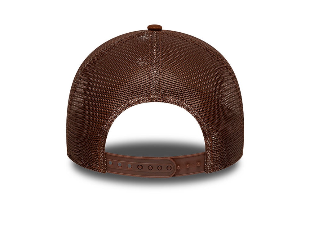 New Era New York Yankees Outline Brown Prime Edition 9Forty A Frame Trucker Snapback Cap