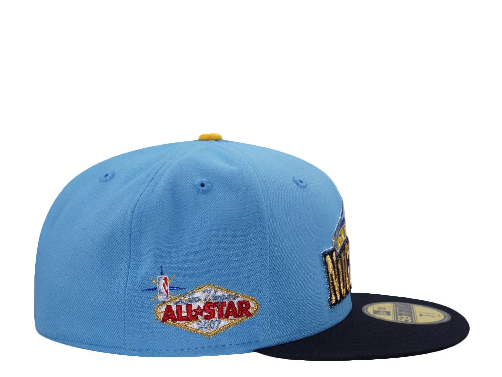 New Era Denver Nuggets All Star Game 2007 Blue Two Tone  Edition59Fifty Fitted Cap