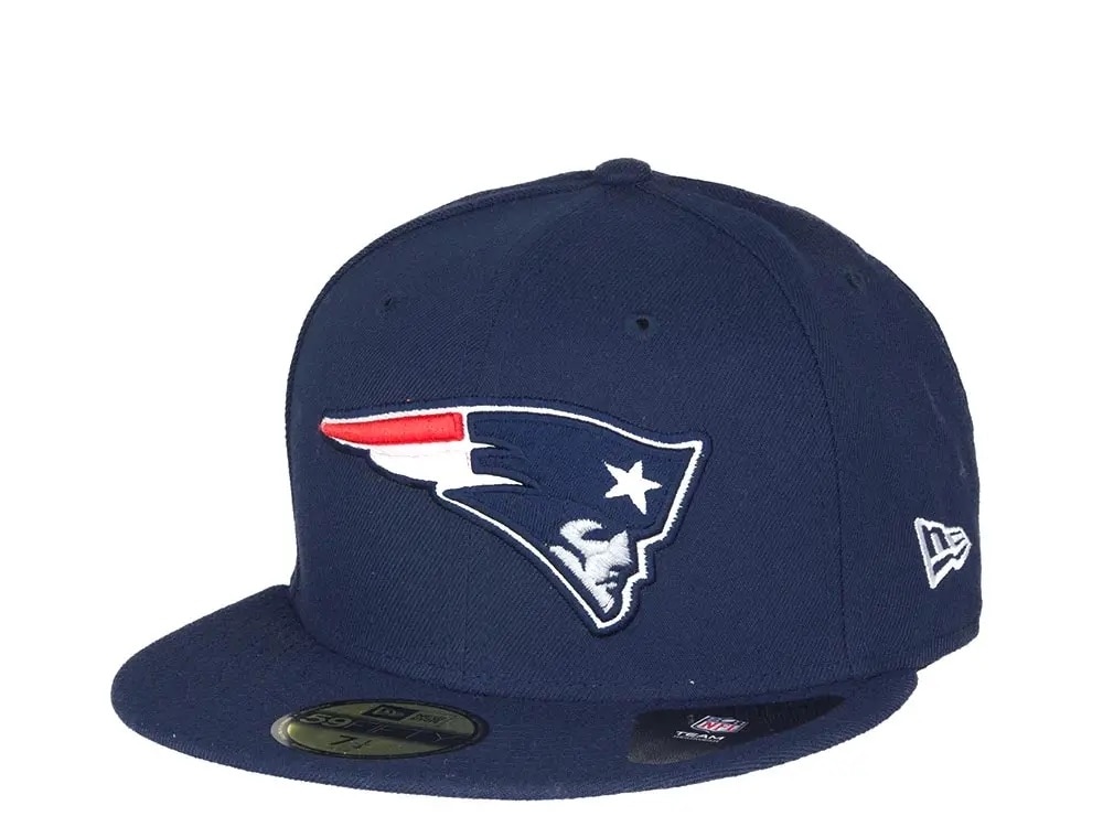 New Era New England Patriots All Navy 59fifty Fitted Cap