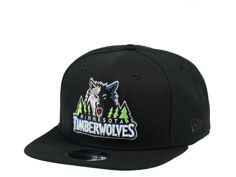 New Era Minnesota Timberwolves Original Fit Black Edition 9Fifty Snapback Cap