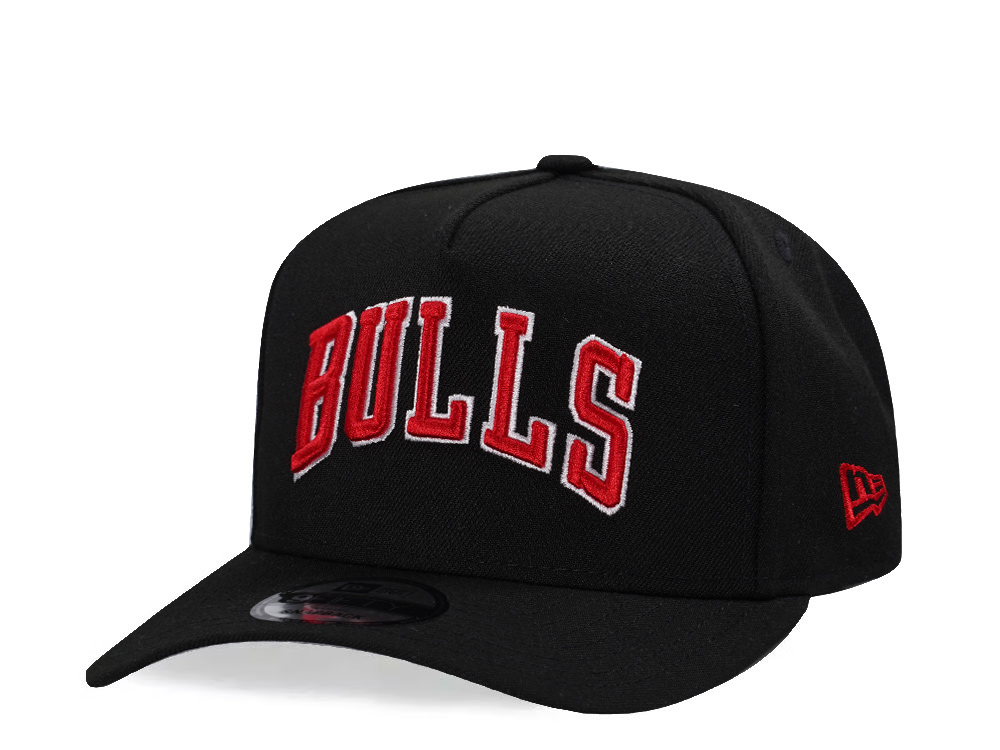 New Era Chicago Bulls Classic Black Edition 9Fifty A Frame Snapback Cap