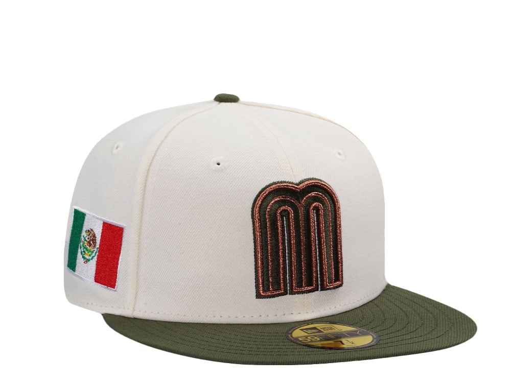 New Era Wbc Mexico World Baseball Classic Chrome Two Tone Edition 59Fifty Fitted Cap