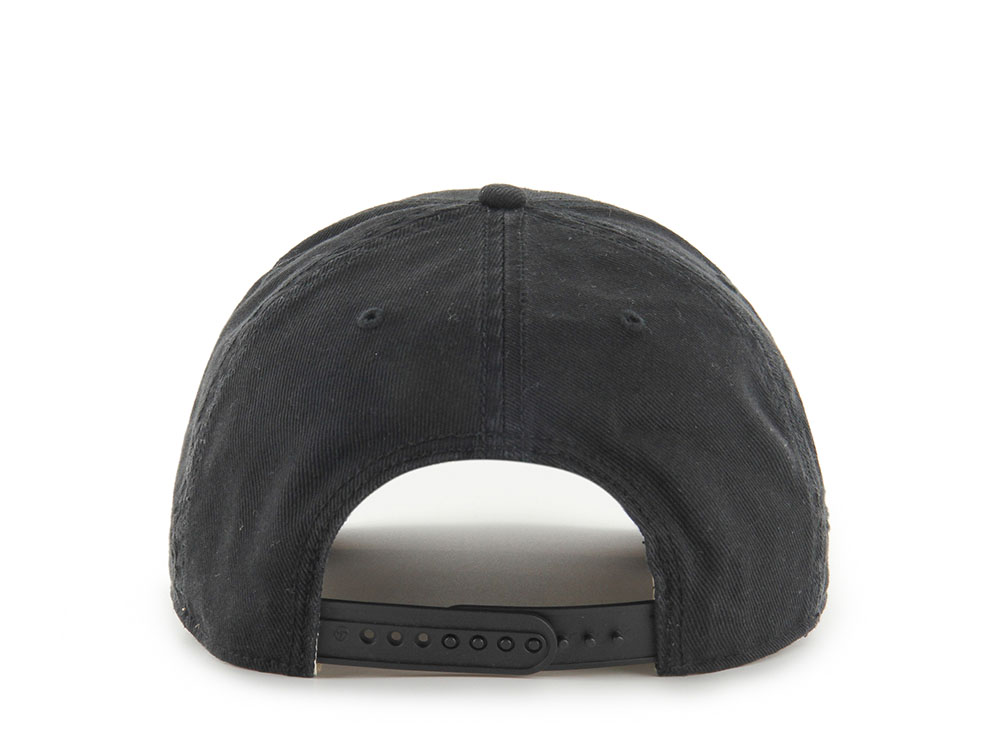 47Brand Boston Bruins Vintage Black Charlton Edition Hitch Snapback Cap