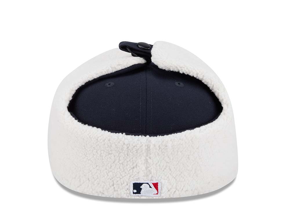 New Era Atlanta Braves Classic Navy 59Fifty Dogear Fitted Cap