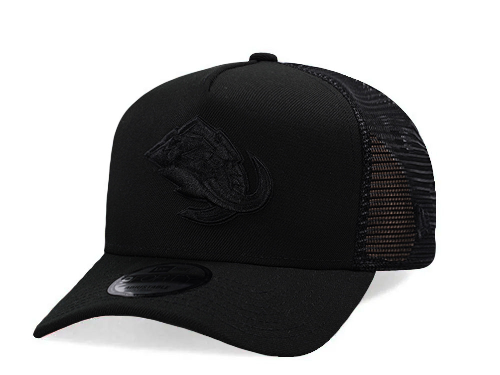 New Era Utah Mammoth Black Prime Edition 9Forty A Frame Trucker Snapback Cap