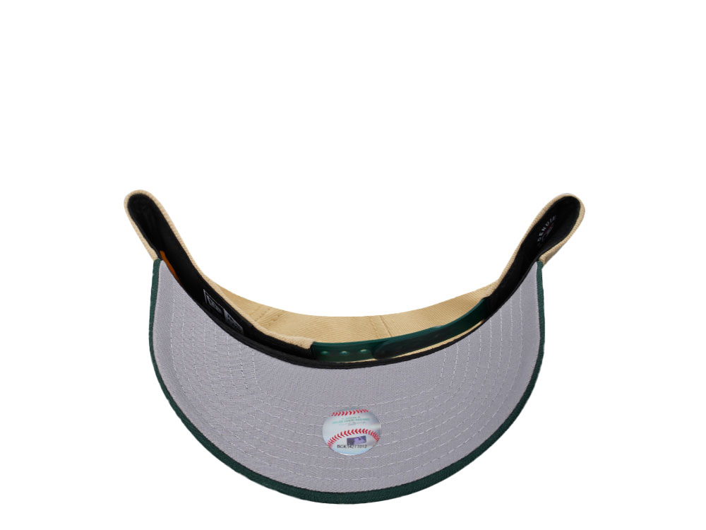New Era Oakland Athletics Rickey Henderson Field Vegas Gold Two Tone 9Forty A Frame Snapback Cap