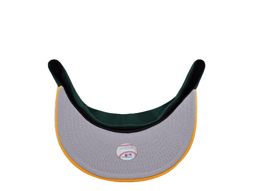 New Era Oakland Athletics Dark Green Two Tone Edition 59Fifty Pre Curved Fitted Cap