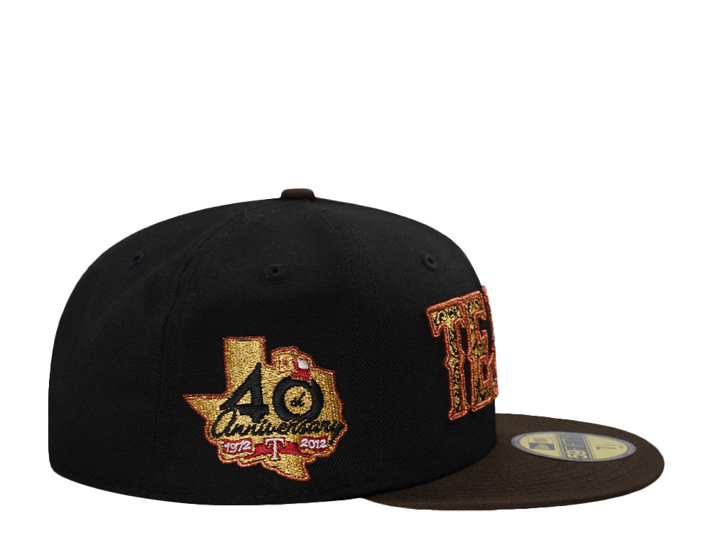 New Era Texas Rangers 40th Anniversary Walnut Two Tone Edition 59Fifty Fitted Cap