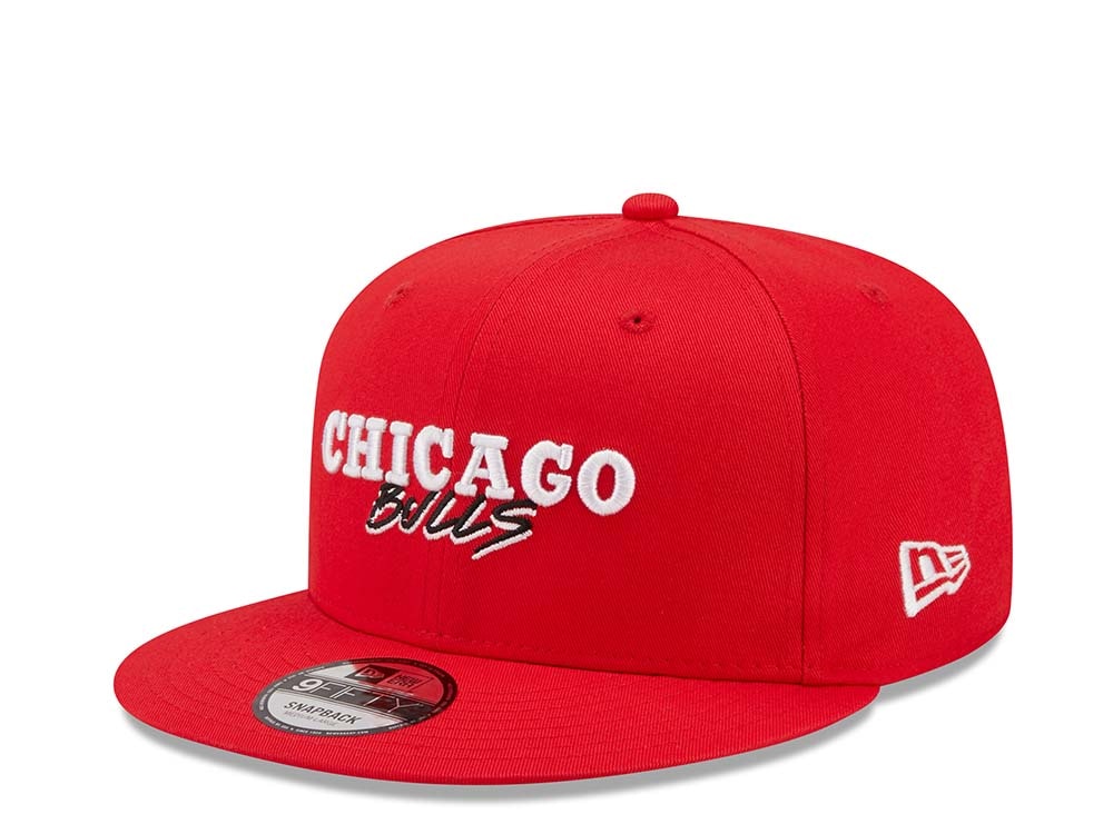 New Era Chicago Bulls Sript Team 9fifty Snapback Cap