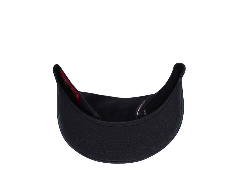 American Needle California Republic Black Vintage Casual Strapback Cap