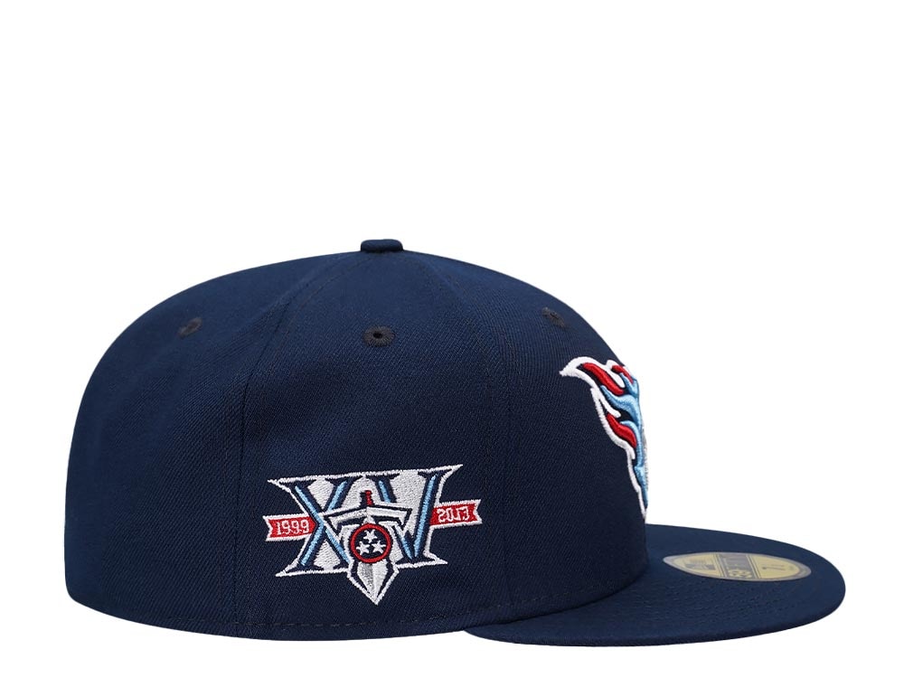 New Era Tennessee Titans 15th Anniversary Navy Classic Edition 59Fifty Fitted Cap