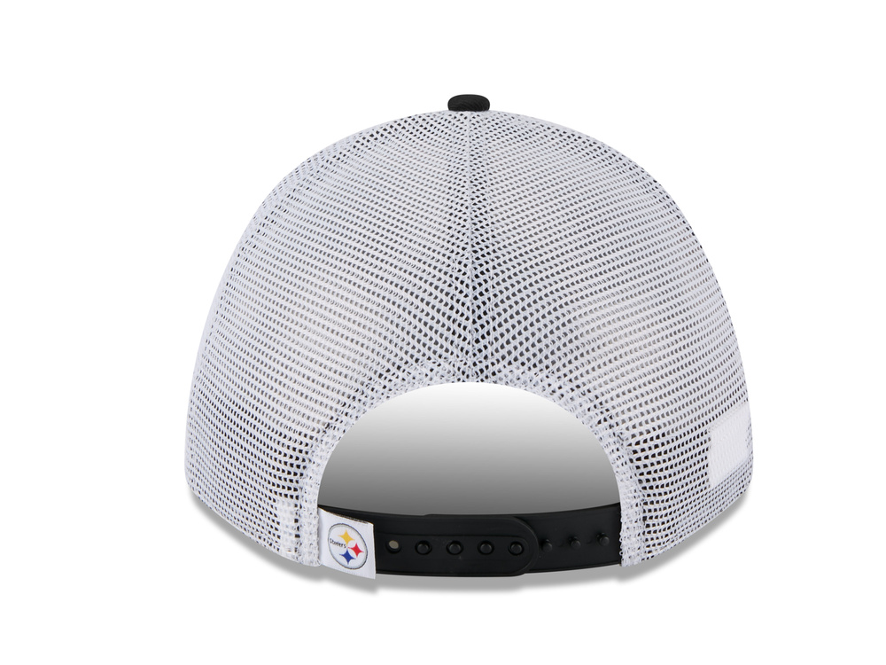 New Era Pittsburgh Steelers Official Team Color Edition 9Forty M Crown A Frame Trucker Snapback Cap