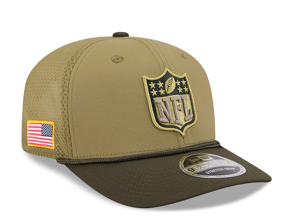 New Era NFL Official Logo Salute To Service 2025 9Seventy Snapback Cap
