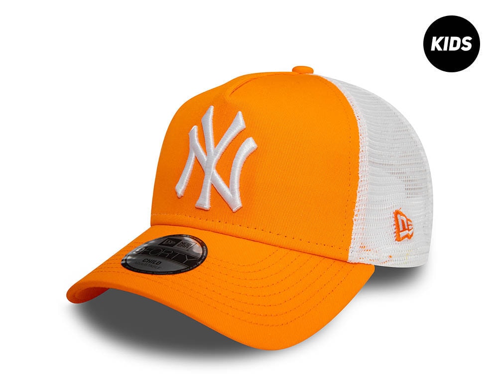 New Era New York Yankees League Essential Orange Kids 9Forty A