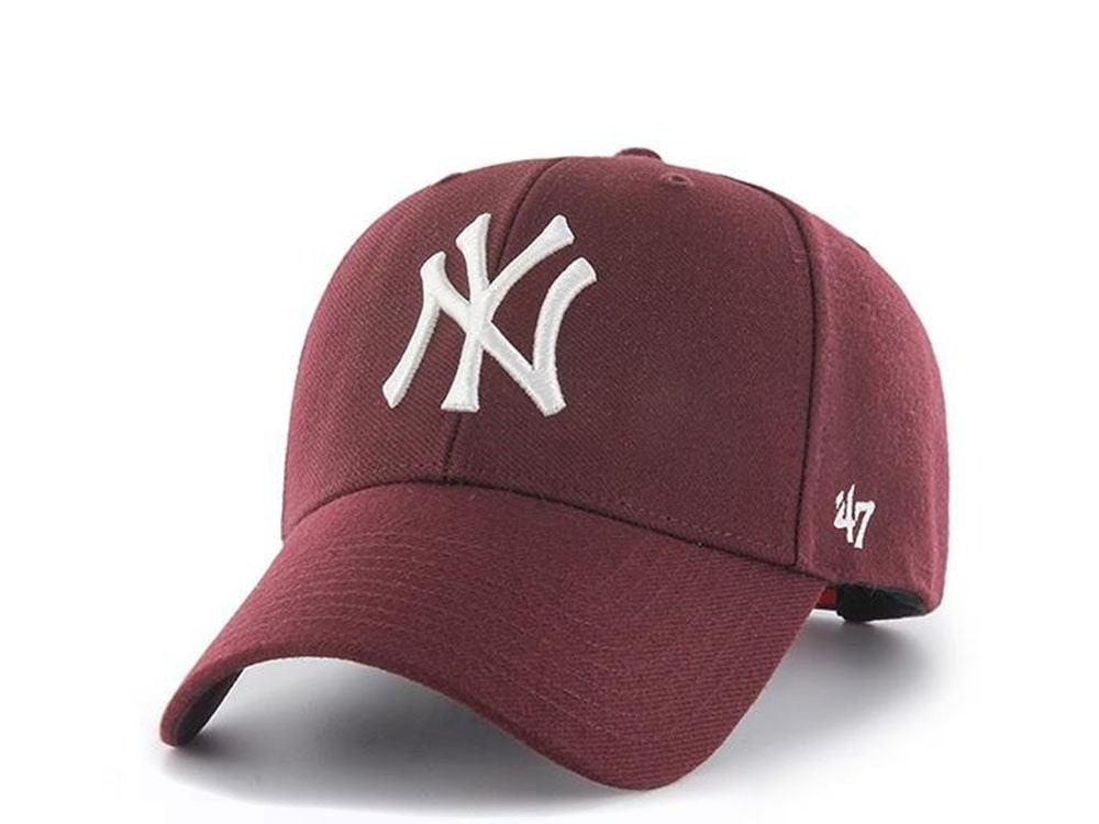 47brand New York Yankees Dark Maroon Classic Snapback Cap
