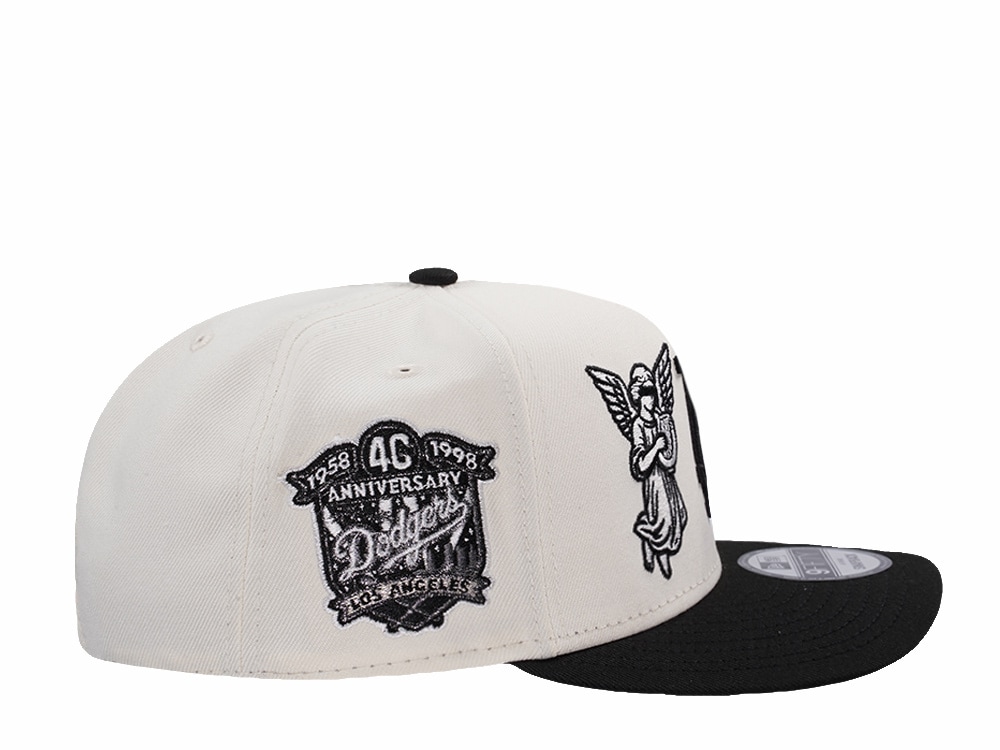 New Era Los Angeles Dodgers 40th Anniversary Angel Chrome Two Tone Edition 9Fifty A Frame Snapback Cap