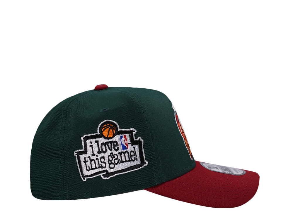 New Era Seattle Supersonics Love this Game Dark Green Two Tone Edition 9Forty A Frame Snapback Cap
