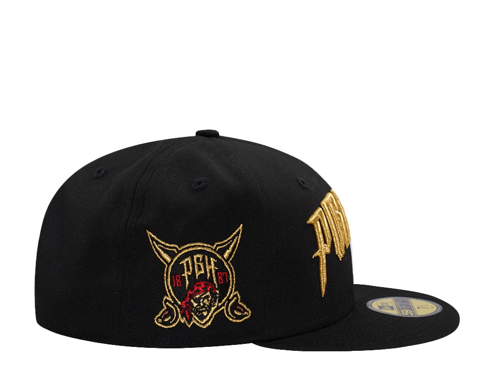 New Era Pittsburgh Pirates National League Debut 1887 Black Prime Edition 59Fifty Fitted Cap