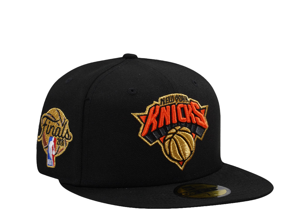 New Era New York Knicks NBA Finals 2026 Black Prime Edition 59Fifty Fitted Cap