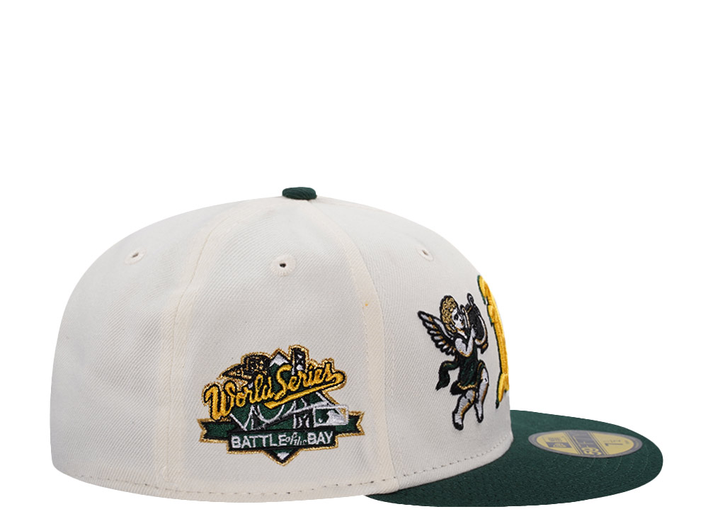 New Era Oakland Athletics World Series 1989 Cupid Chrome Two Tone Edition 59Fifty Fitted Cap