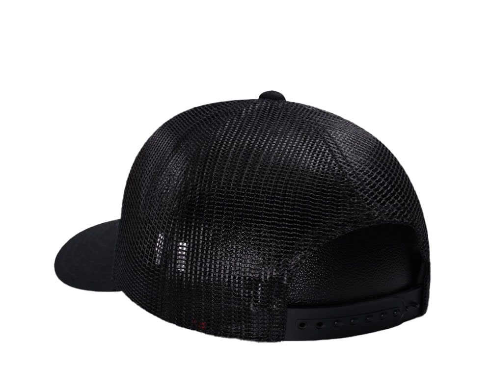 American Needle Carolina Hurricanes Valin Black Trucker Snapback Cap